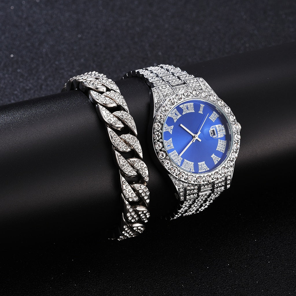 Iced Out Watch Men Luxury