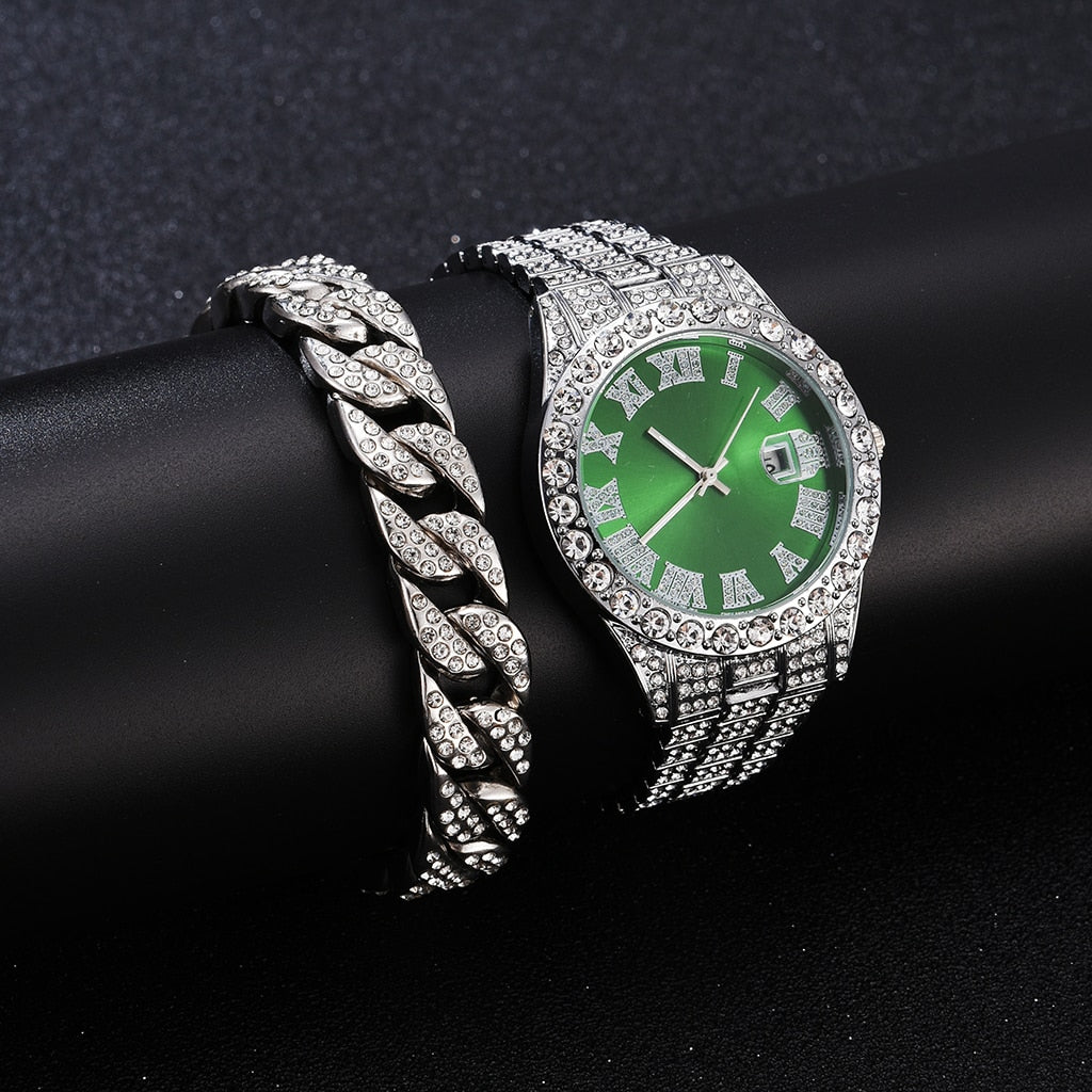 Iced Out Watch Men Luxury