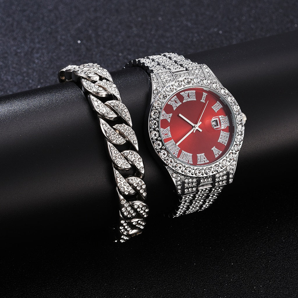 Iced Out Watch Men Luxury
