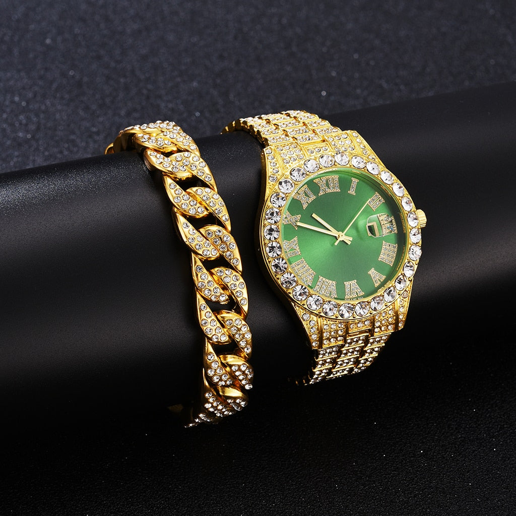 Iced Out Watch Men Luxury
