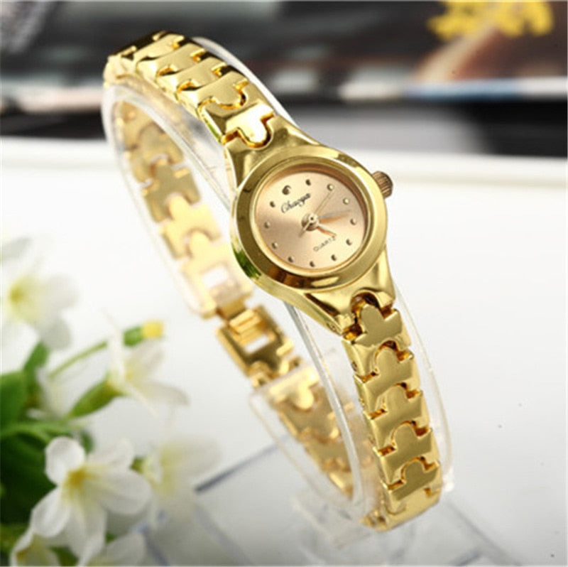 Women Golden Watch