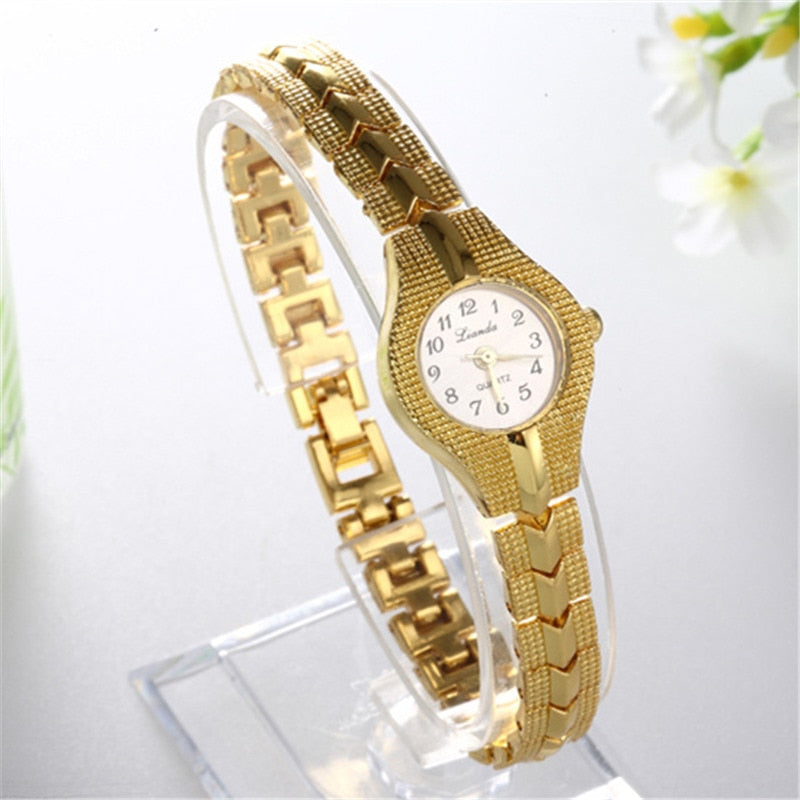 Women Golden Watch