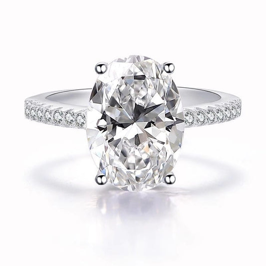 White Crystal Luxury Ring